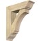 Ekena Millwork Imperial Traditional Rough Sawn Bracket w/ Offset Brace, Douglas Fir, 8"W x 28"D x 32"H BKT0806X28X32IMP01RDF - alternate 1